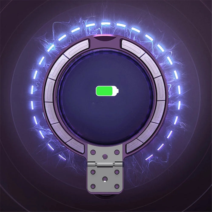X-LEVEL For iPhone 14 Pro Max Case Magnetic Kickstand TPU+PC Phone Cover Metal Lens Frame - Transparent White - 5