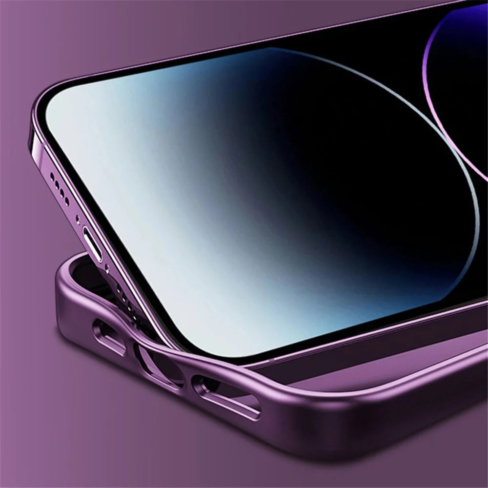 X-LEVEL For iPhone 14 Pro Case TPU+PC Phone Cover with Magnetic Invisible Kickstand - Transparent White - 6