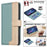 BINFEN COLOR BF33 For iPhone 14 Pro Case Wallet Stand View Leather Phone Cover - Green - 5