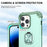 For iPhone 14 Pro Max L-Style Phone Case with Ring Holder Kickstand Protective Phone Back Cover - Green - 5