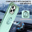 For iPhone 14 Pro Max L-Style Phone Case with Ring Holder Kickstand Protective Phone Back Cover - Green - 6