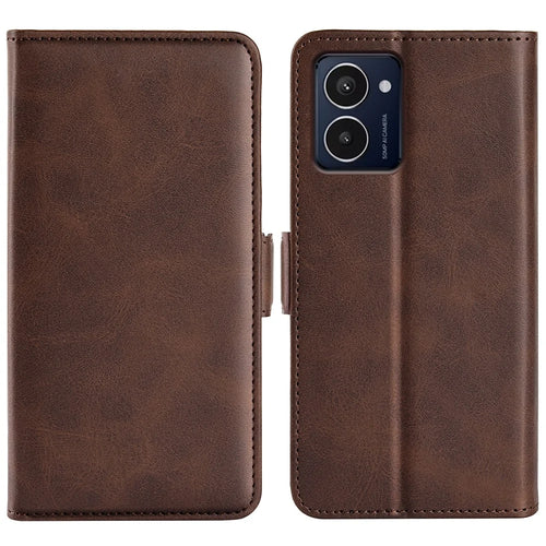 For HMD Pulse / Pulse+ / Pulse Pro Wallet Case Calf Texture Leather Stand Phone Cover - Brown - 1