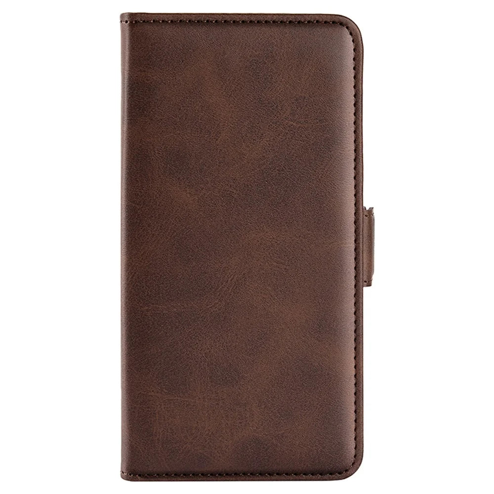 For HMD Pulse / Pulse+ / Pulse Pro Wallet Case Calf Texture Leather Stand Phone Cover - Brown - 5