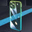 For iPhone 14 Pro Gradient Color Hard PC Case Dust-proof Electroplating Back Cover - Gradient Cyan Green - 3