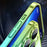 For iPhone 14 Pro Gradient Color Hard PC Case Dust-proof Electroplating Back Cover - Gradient Cyan Green - 5