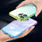 For iPhone 14 Pro Gradient Color Hard PC Case Dust-proof Electroplating Back Cover - Gradient Cyan Green - 7