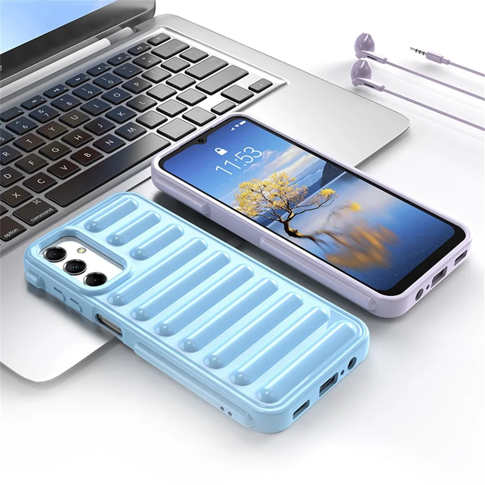Capsule Series for Samsung Galaxy F14 5G  /  M14 5G Case TPU Anti-Drop Cell Phone Cover - Black - 4