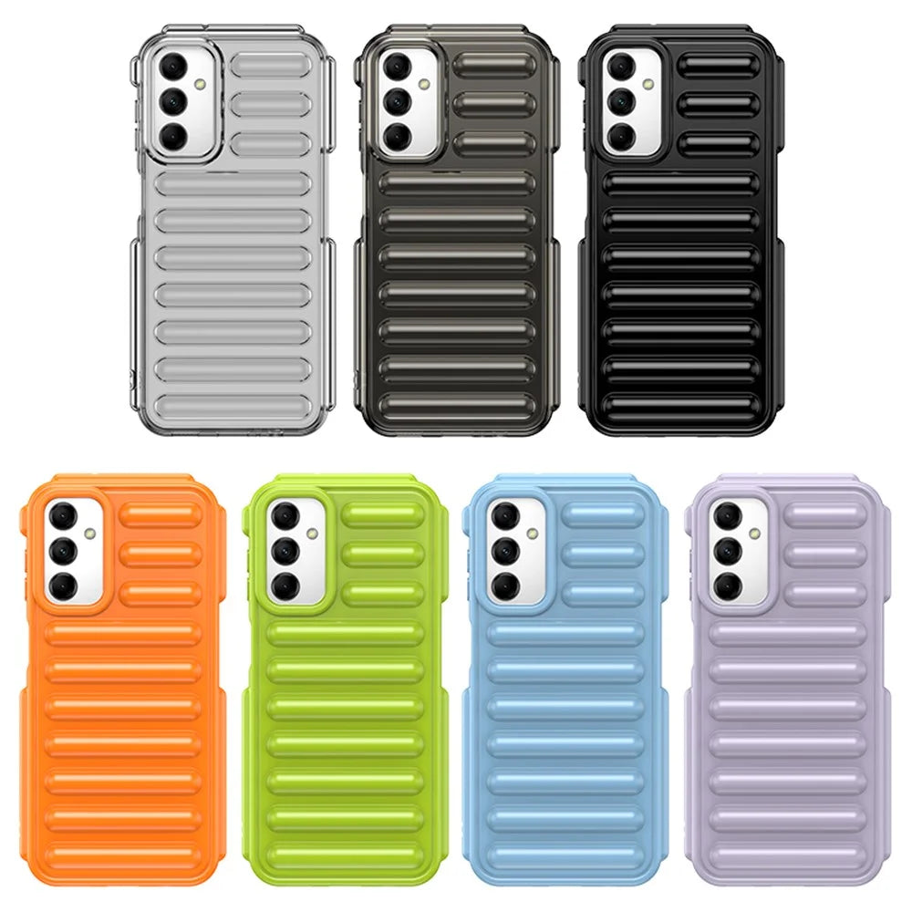 Capsule Series for Samsung Galaxy F14 5G  /  M14 5G Case TPU Anti-Drop Cell Phone Cover - Black - 7