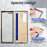 For Samsung Galaxy Z Fold6 5G Case V-Shape Pattern Kickstand PC Phone Cover - Black - 2