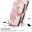 For Google Pixel 8 Case Butterfly Flower Leather Phone Cover 3D Rhinestone Decor - Rose Gold - 7