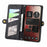 For Nothing Phone (2a) Plus / Phone (2a) Zipper Wallet Case Geometry Lines Leather Phone Cover with Strap - Black - 2
