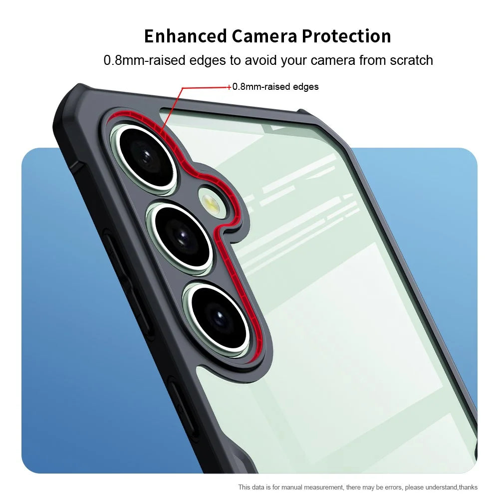 XUNDD For Samsung Galaxy S24 FE Case TPU + Acrylic Hybrid Shockproof Cover - 3