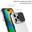 For iPhone 16 Pro Max Case Camera Slider PC + TPU Phone Cover with Kickstand - White - 5