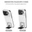 For iPhone 16 Plus Case Camera Slider PC + TPU Phone Cover with Kickstand - Silver - 5