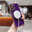 For iPhone 13 Pro Max Magnetic Case Shockproof Soft TPU Back Cover Side Love Heart - Dark Purple - 4