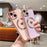 For iPhone 15 Magnetic Case Heart Pattern Electroplating TPU Phone Cover - Purple - 5