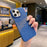 For iPhone 13 Pro Max PC Case Water Transfer Printing Phone Cover Incomplete Covering - Blue - 4