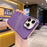 For iPhone 13 Pro Case Hard PC Phone Shell Starry Sky Pattern Incomplete Cover - Purple - 2