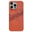 For iPhone 15 Pro Case Water Transfer Printing Starry Sky Pattern Hard PC Cover - Orange - 1