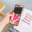 For Samsung Galaxy Z Flip7 FE 5G / Z Flip6 5G Case Leather + PC Protective Phone Cover Lacquered Pattern - Big Heart - 2