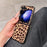For Samsung Galaxy Z Flip7 FE 5G / Z Flip6 5G Case Two-Piece Design Leather + PC Phone Cover - Leopard Texture - 3