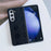 For Samsung Galaxy Z Fold6 5G Case Two-Piece Leather Coated PC Phone Cover Stitching Pattern - Black - 1