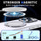 For iPhone 16 Pro Max Kickstand Case TPU+PC Back Phone Cover Compatible with MagSafe - Transparent - 2