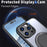 For iPhone 16 Pro Case Compatible with MagSafe TPU+PC Kickstand Phone Cover - Black - 5