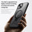 For iPhone 15 Case Compatible with MagSafe TPU+Acrylic Kickstand Clear Phone Cover - Black - 3