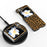 For Samsung Galaxy Z Flip7 FE 5G / Z Flip6 5G Case Black Edge PU+PC Leopard Pattern Phone Cover - Gold - 4