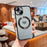 For iPhone 13 Case Gradient Sparkle TPU Phone Cover Compatible with MagSafe - Black - 1