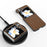 For Samsung Galaxy Z Flip7 FE 5G / Z Flip6 5G Case Woven Texture Leather+PC Protective Phone Cover - Brown - 2