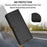 For iPhone 16 Wallet Phone Case Leather Stand Cover with Strap - Black - 6
