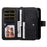 For iPhone 14 Pro Max Magnetic Leather Case Mobile Cover with Detachable Zipper Wallet Strap - Black - 5