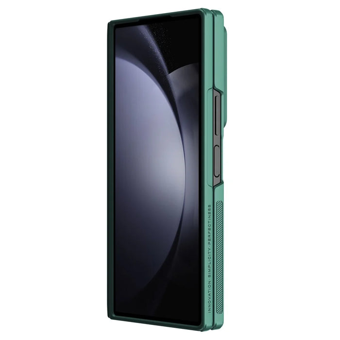 NILLKIN CamShield Fold Case for Samsung Galaxy Z Fold6 5G TPU+PC Kickstand Phone Cover Slide Camera Lid - Green - 4