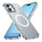 For iPhone 16 Magnetic Case Hard PC Scratch Resistant Back Transparent  Cover - Silver - 2