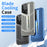 For iPhone 16 Pro Max Case Cooling Hollow Shockproof Hard PC Phone Cover - Silver - 3