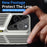 For iPhone 16 Pro Max Case Cooling Hollow Shockproof Hard PC Phone Cover - Silver - 6