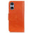 For Sony Xperia 5 VI Case Nappa Texture Split Leather Wallet Phone Cover - Orange - 7