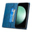 DF-05 For Samsung Galaxy S24 FE Case RFID Blocking PU Leather Phone Cover - Blue - 2
