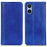 For Sony Xperia 5 VI Wallet Case Split Leather Litchi Texture Phone Cover - Blue - 1