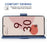 For Google Pixel 6a Jeans Cloth Texture PU Leather Stand Cover Built-in Rotating Card Slot Phone Case Wallet - Blue - 3