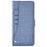 For Google Pixel 6a Jeans Cloth Texture PU Leather Stand Cover Built-in Rotating Card Slot Phone Case Wallet - Blue - 7