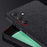 For Samsung Galaxy S24 FE Case Wood Grain PU Leather Coated PC+TPU Phone Cover - Black - 2