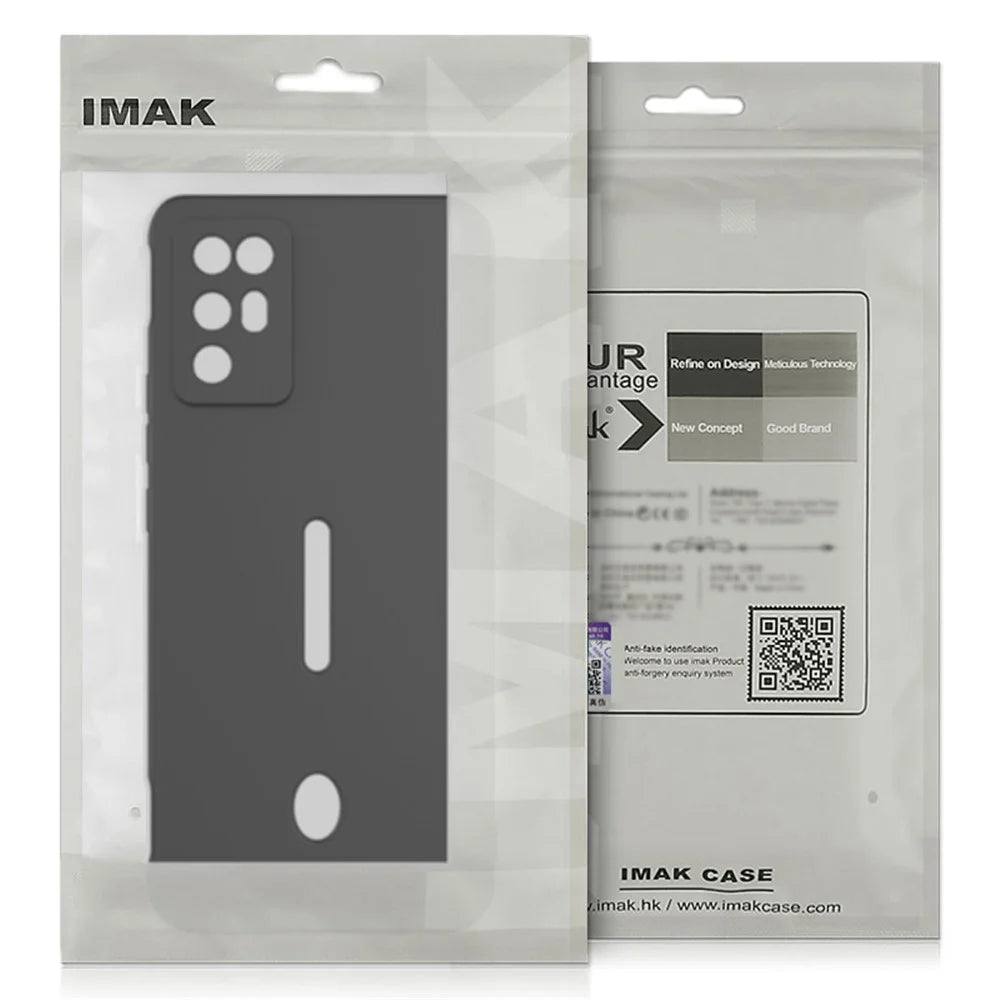 IMAK UC-4 Series for Samsung Galaxy S24 FE Case TPU Phone Cover with Straight Edge - White - 6