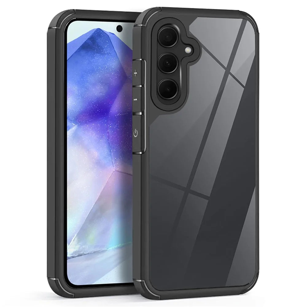 For Samsung Galaxy A34 5G Case Drop Protection PC+TPU Phone Back Cover - 1