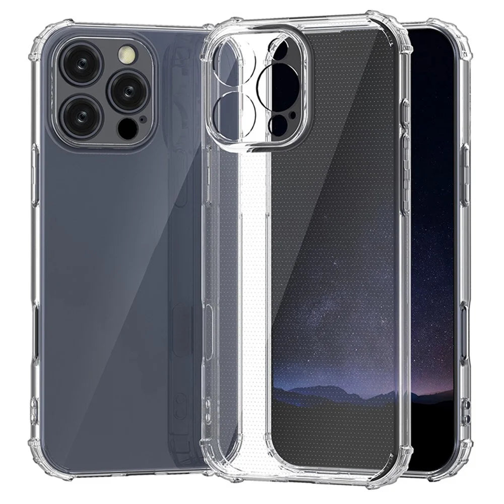For iPhone 16 Pro Max Case Wear-Resistant Anti-Scratch Transparent Mobile Phone Cover - 3