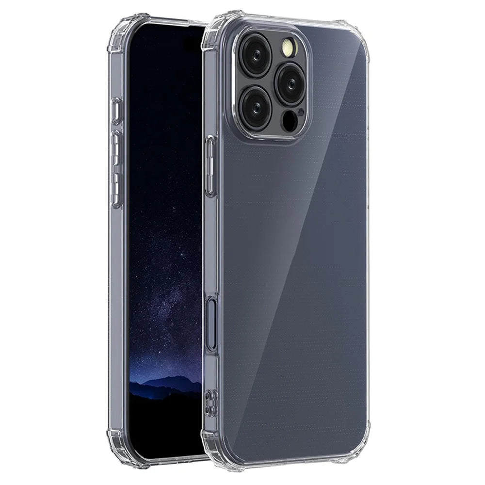 For iPhone 16 Pro Max Case Wear-Resistant Anti-Scratch Transparent Mobile Phone Cover - 4
