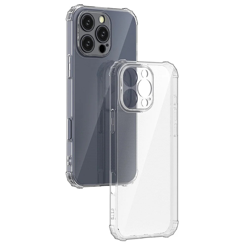 For iPhone 16 Pro Max Case Wear-Resistant Anti-Scratch Transparent Mobile Phone Cover - 6