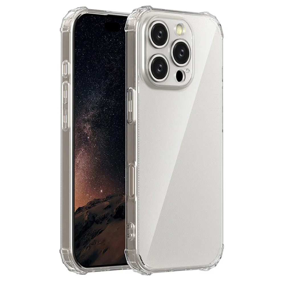 For iPhone 16 Pro Clear Case Wear-Resistant Anti-Scratch Mobile Phone Cover - 4